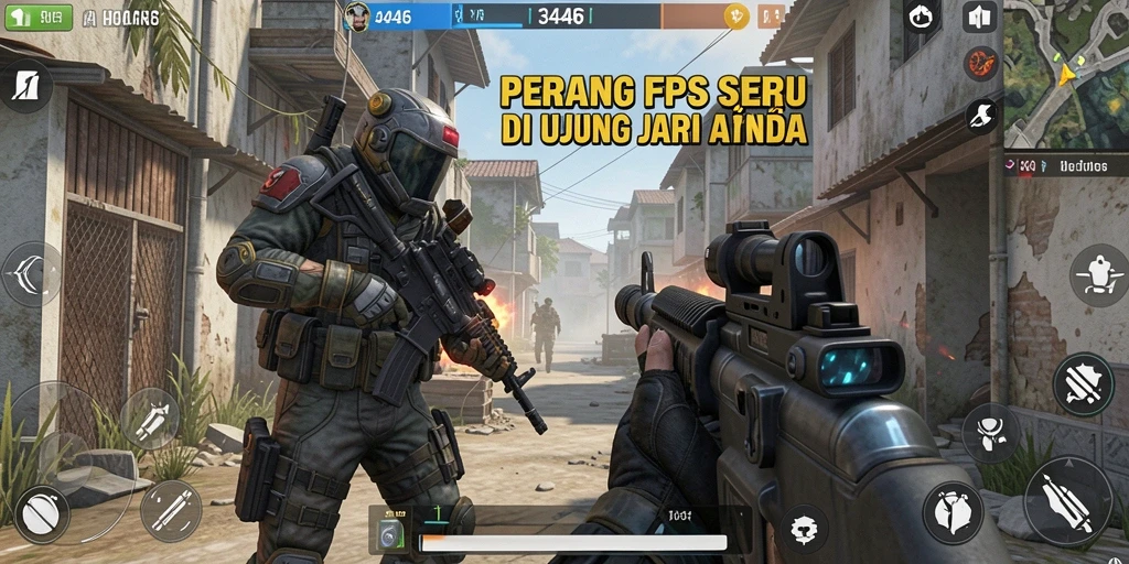 Gambaran gameplay menarik dalam 3446 dengan grafik yang realistis.