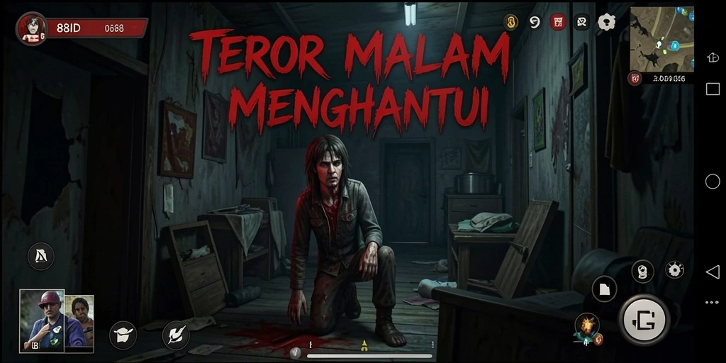 Tampilan gameplay menegangkan dari 88ID yang penuh kengerian.