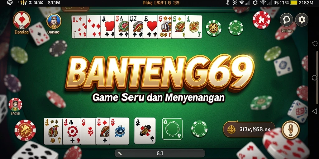 Screenshot gameplay menunjukkan keseruan bermain Domino di BANTENG69.