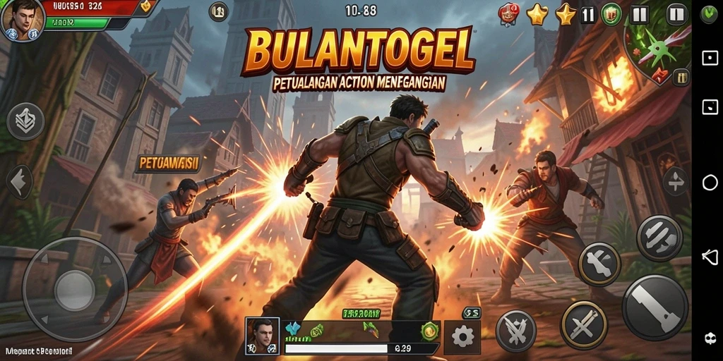 Tampilan gameplay BULANTOGEL yang intens dan mendebarkan.