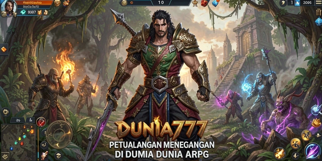Tampilan gameplay seru dalam DUNIA777 yang penuh aksi.