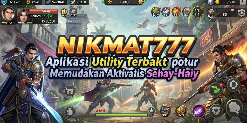 Tampilan antarmuka NIKMAT777 yang sederhana dan fungsional.