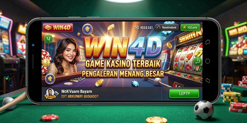 Tampilan gameplay Kasino yang menegangkan dan mengasyikkan di WIN4D.