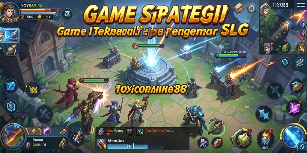 Menampilkan aksi seru dalam YOYO88 dengan strategi SLG yang mendalam.